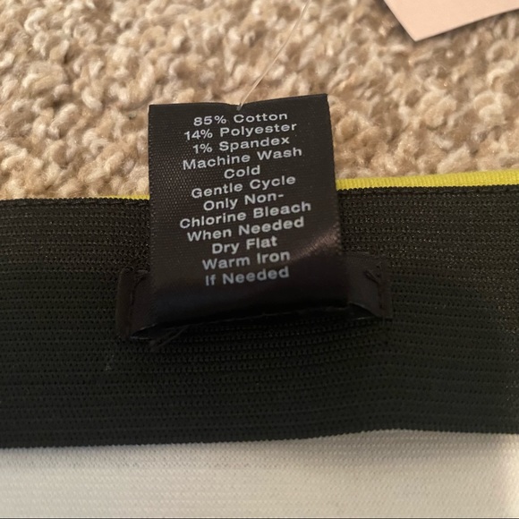 Ann Taylor Chartreuse Stripe Stretch-Knit High-Rise Pencil Mini Skirt 0P NWT - Picture 5 of 7